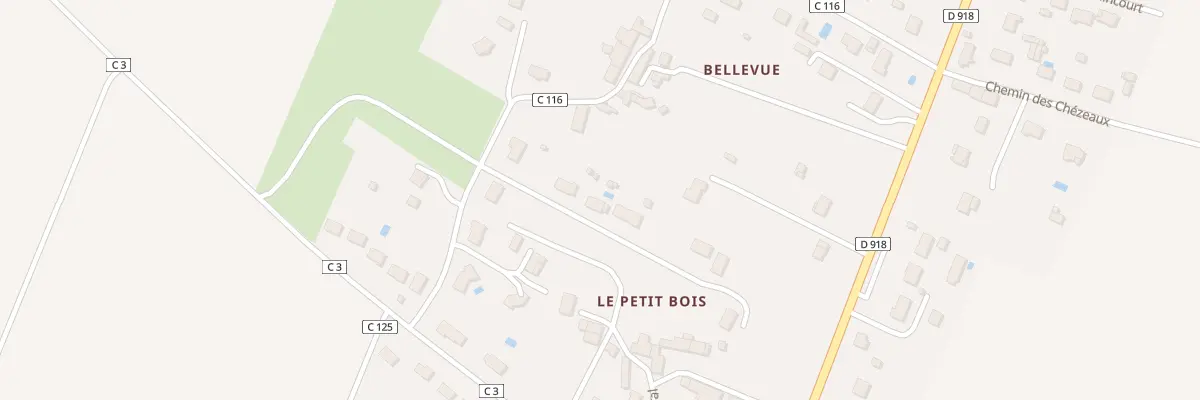 Plan du 19B Che de Bellevue à Sainte-Lizaigne