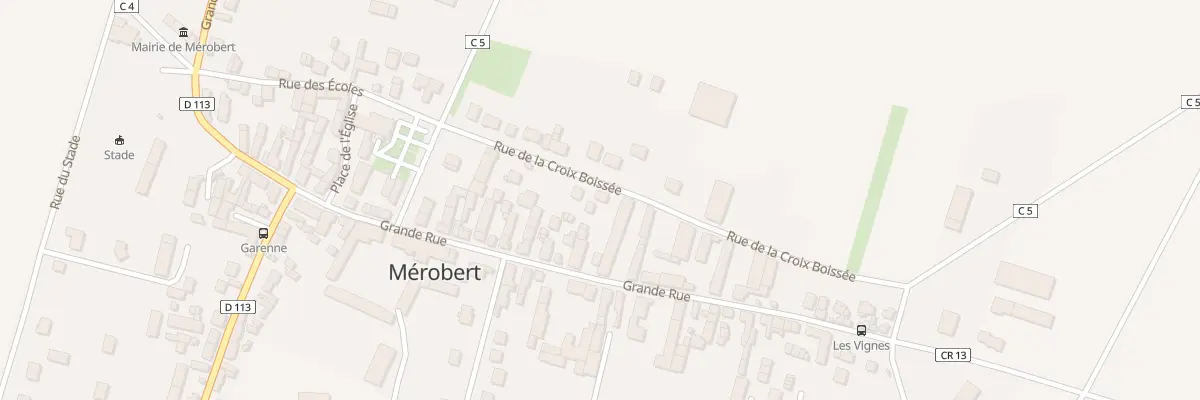 Plan du 17 Rue de la Croix Boissée à Mérobert
