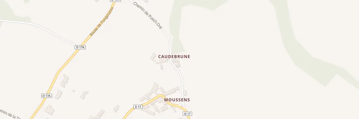Plan du 5229 Caudebrune à Cestayrols