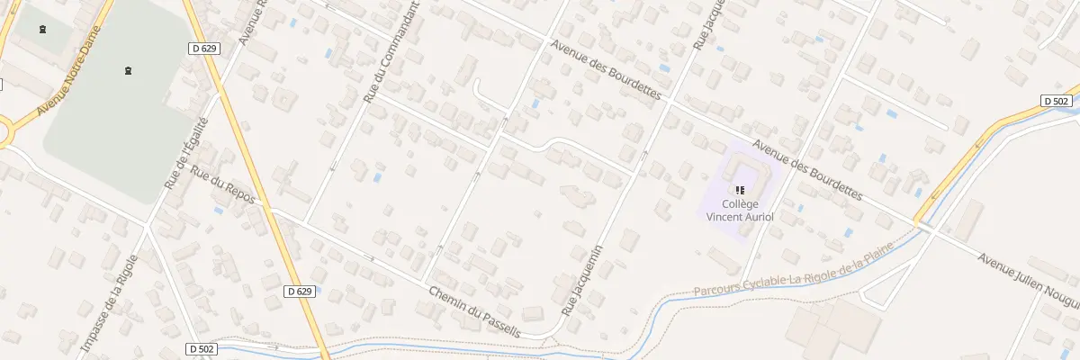 Plan du 20 Rue Bernard Blancotte à Revel