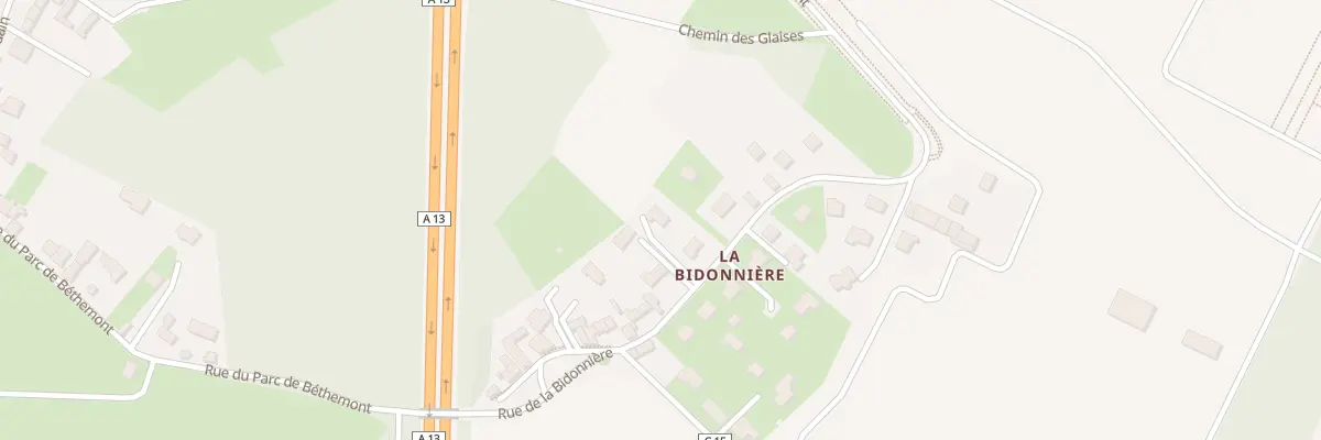 Plan du 78B Rue de la Bidonnière à Poissy