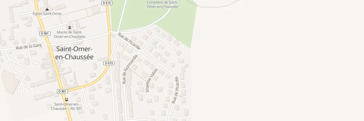 Plan du 13 Rue de Picardie à Saint-Omer-en-Chaussée