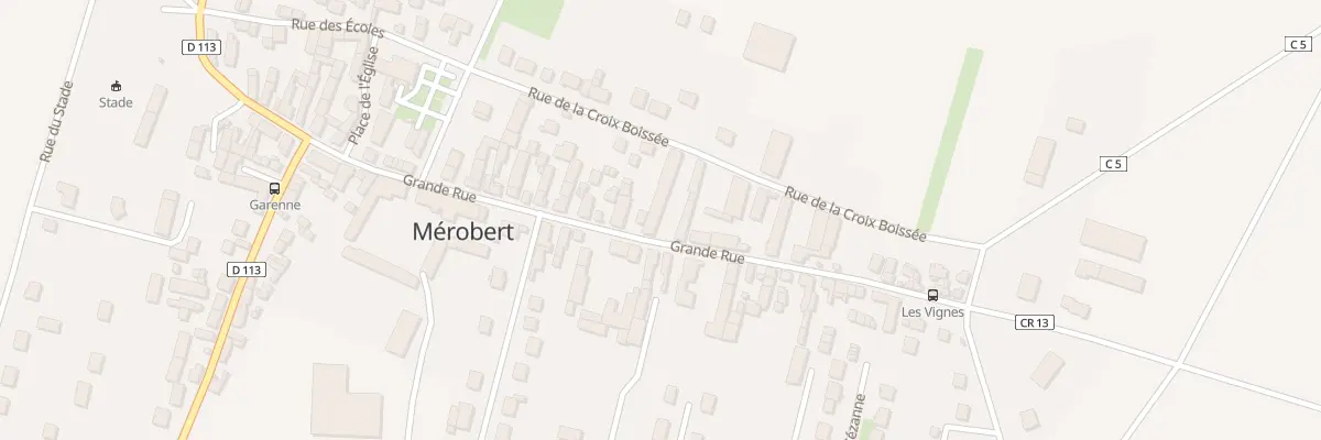 Plan du 15 Gr Gde Rue à Mérobert