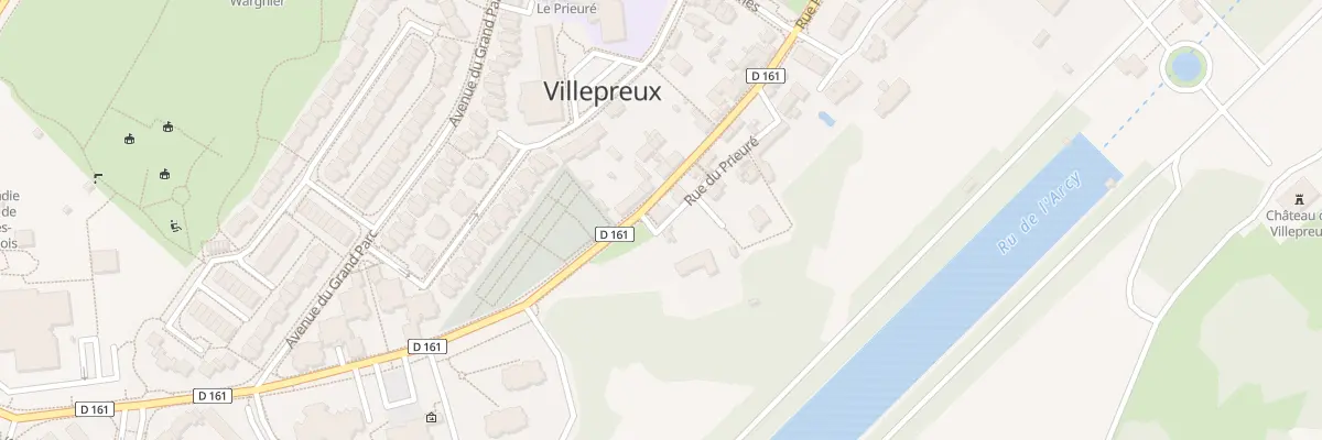 Plan du 2 Rue du Prieuré à Villepreux