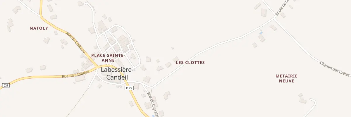 Plan du 5271 Che des Lilas à Labessière-Candeil