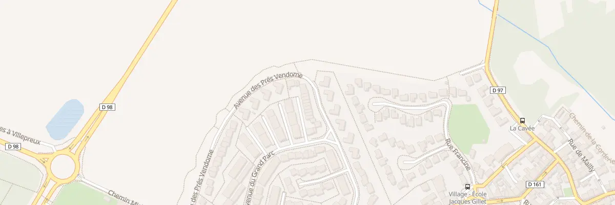Plan du 66 Av des Prés Vendôme à Villepreux
