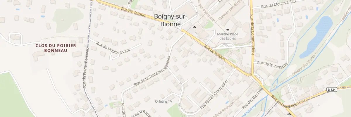 Plan du 25 Rue de la Sente aux Veneurs à Boigny-sur-Bionne