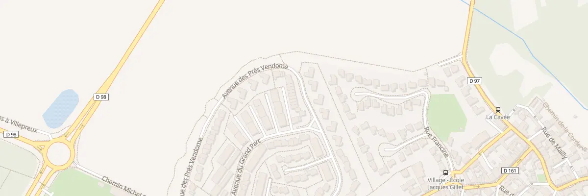 Plan du 70 Av des Prés Vendôme à Villepreux