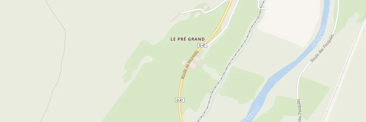 Plan du 5217 Le Pre Grand à Rodez