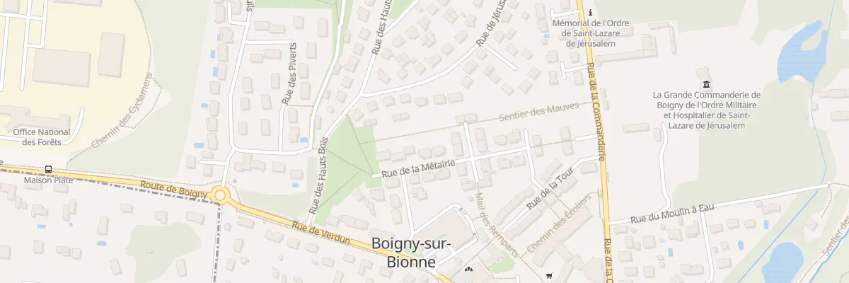Plan du 23 Rue de la Métairie à Boigny-sur-Bionne