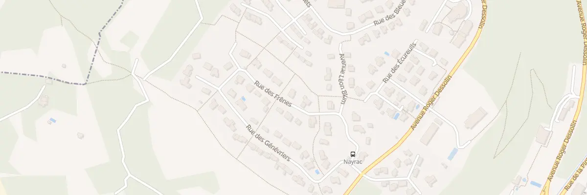 Plan du 6 Rue des Frênes à Figeac