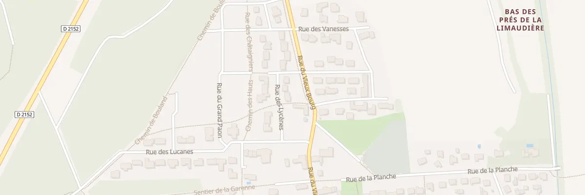 Plan du 6 Rue des Lycènes à Boigny-sur-Bionne