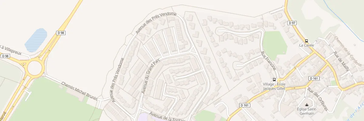 Plan du 54 Av du Grand Parc à Villepreux