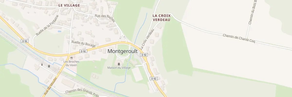 Plan du 17 Rue de la Vallee à Montgeroult