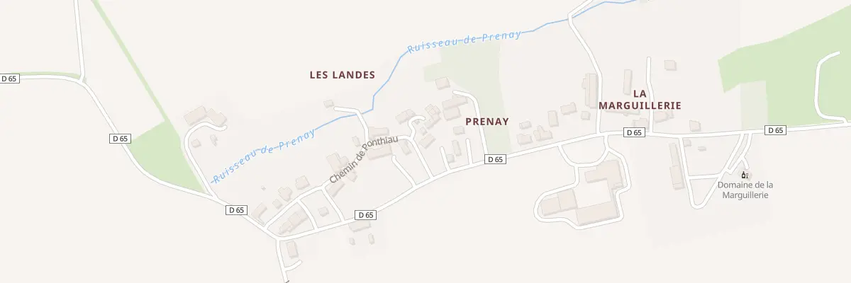 Plan du 34 Che de Ponthiau à Diou
