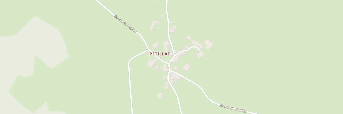 Plan du 10 Pétillat à Saint-Sulpice-les-Champs