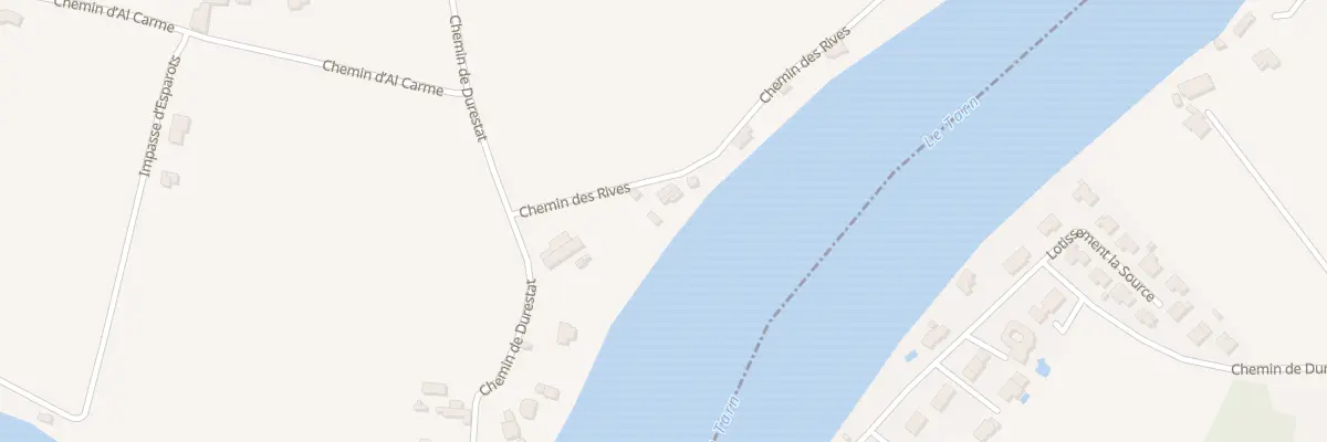 Plan du 811 Che des Rives à Labastide-de-Lévis