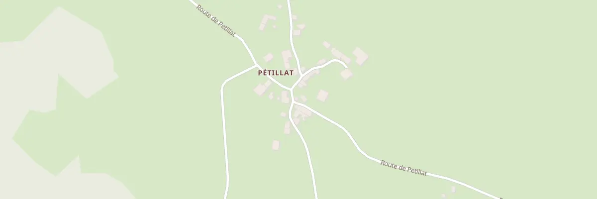 Plan du 19 Pétillat à Saint-Sulpice-les-Champs