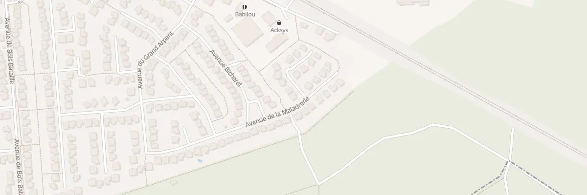 Plan du 1 Imp de la Forêt à Villepreux