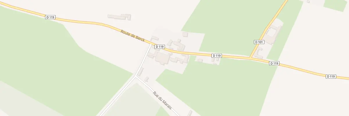 Plan du 12 Rte de Berck à Tollent