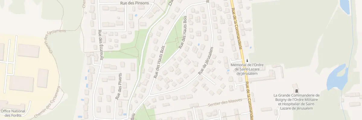 Plan du 11 Rue des Hauts Bois à Boigny-sur-Bionne