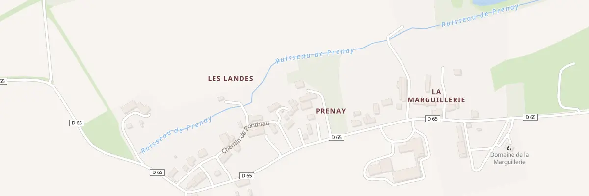Plan du 5091 Prenay à Diou