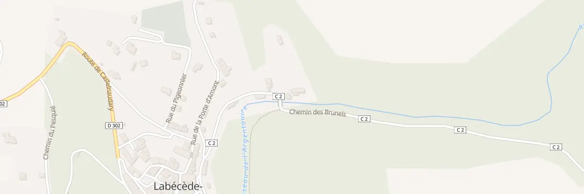 Plan du 140B Che des Brunels à Labécède-Lauragais