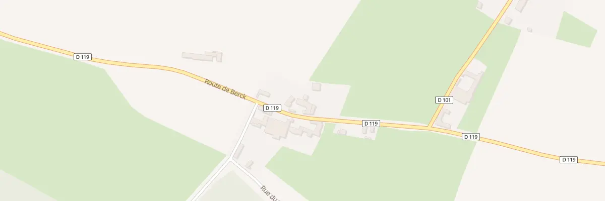 Plan du 7 Rte de Berck à Tollent