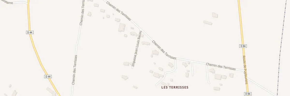 Plan du 21 Che des Terrisses à Palleville