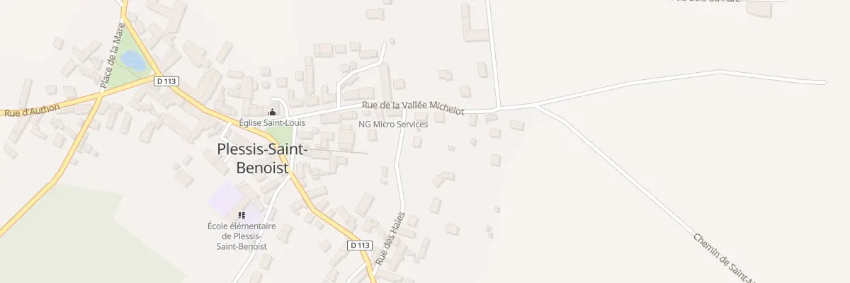 Plan du 1 Rue des Haies à Plessis-Saint-Benoist