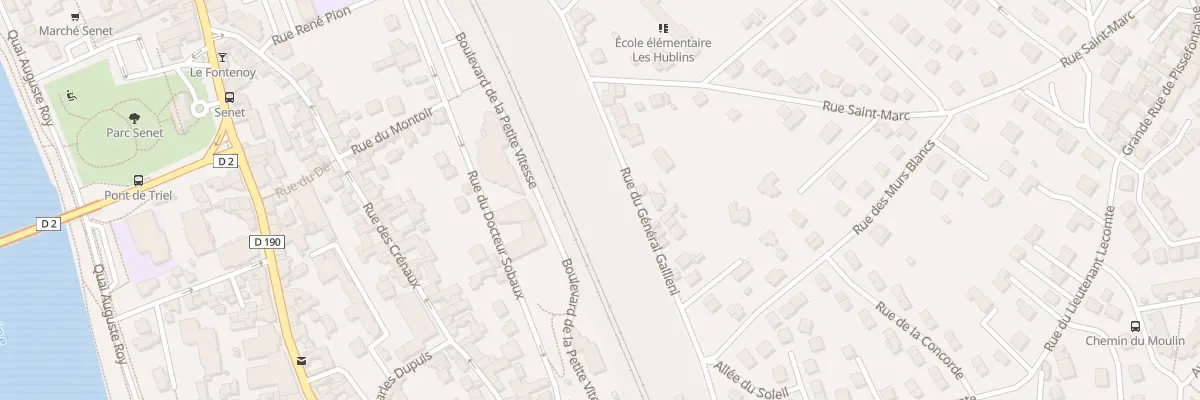 Plan du 9001 Rue du Général Gallièni à Triel-sur-Seine