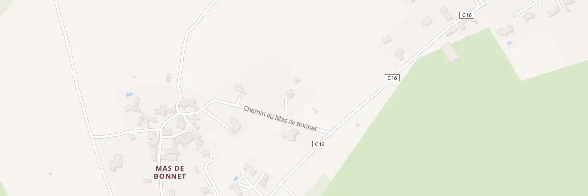 Plan du 84 Che du Mas de Bonnet à Villefranche-de-Rouergue