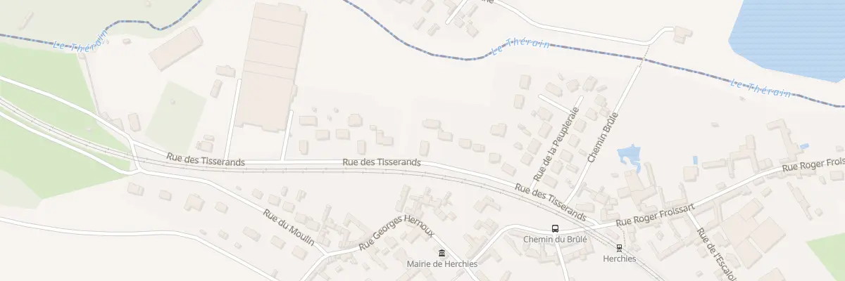 Plan du 18 Rue des Tisserands à Herchies