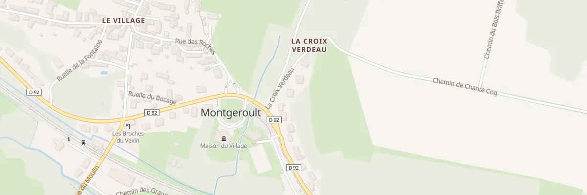 Plan du 5003 La Croix Verdeau à Montgeroult