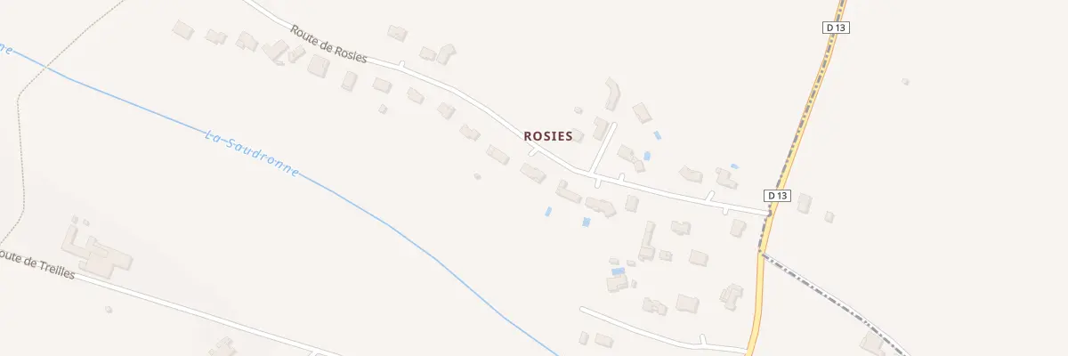 Plan du 84 Rte de Rosies à Lagrave