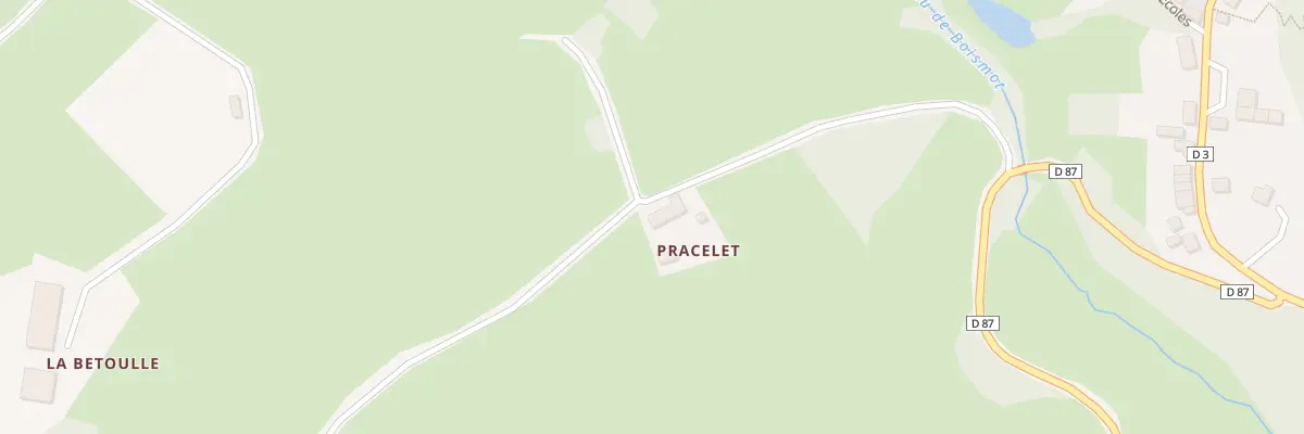 Plan du 2 Prasselet à La Cellette