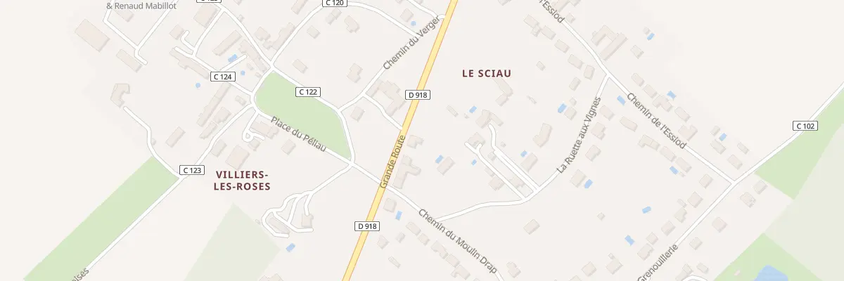 Plan du 29 Rue Grande Route de Villiers à Sainte-Lizaigne