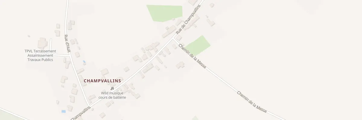 Plan du 581 Rue de Champvallins à Sandillon