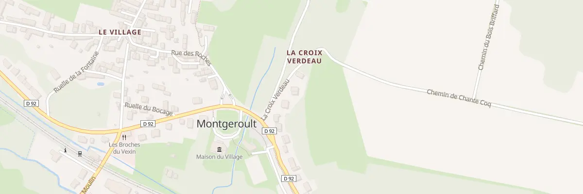 Plan du 5001 La Croix Verdeau à Montgeroult