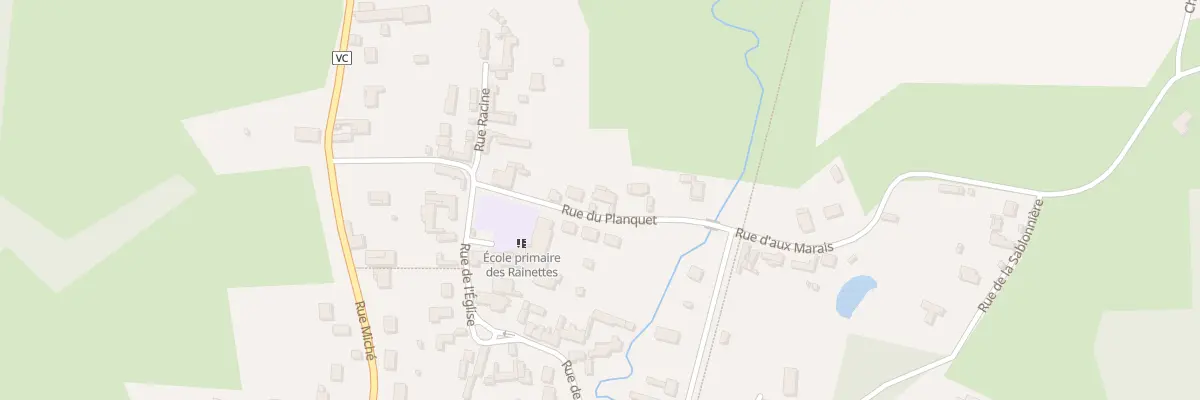 Plan du 9 Rue du Planquet à Rainvillers
