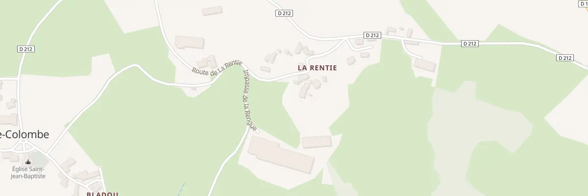 Plan du 5031 La Rentie à Sainte-Colombe