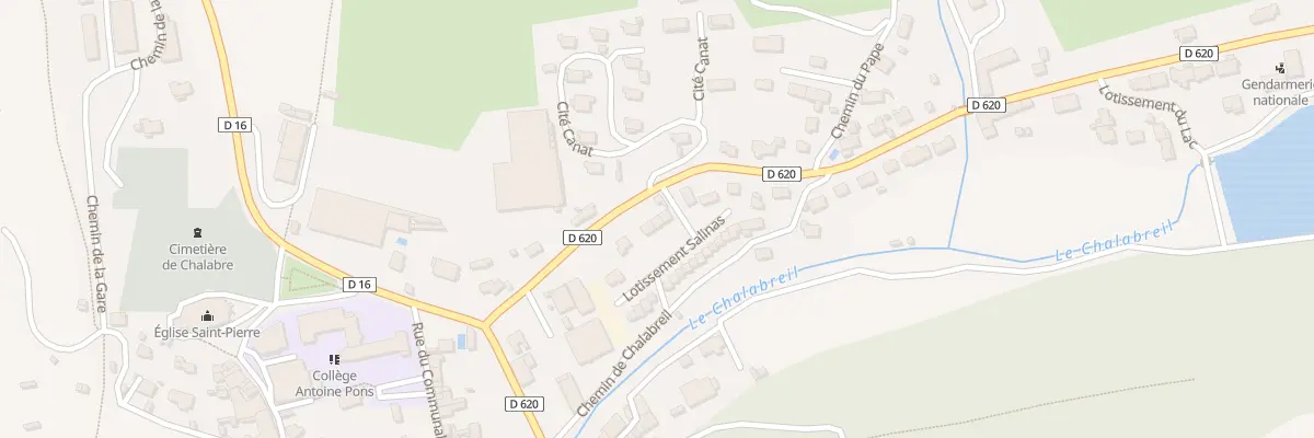 Plan du 5 Av Rhin et Danube à Chalabre