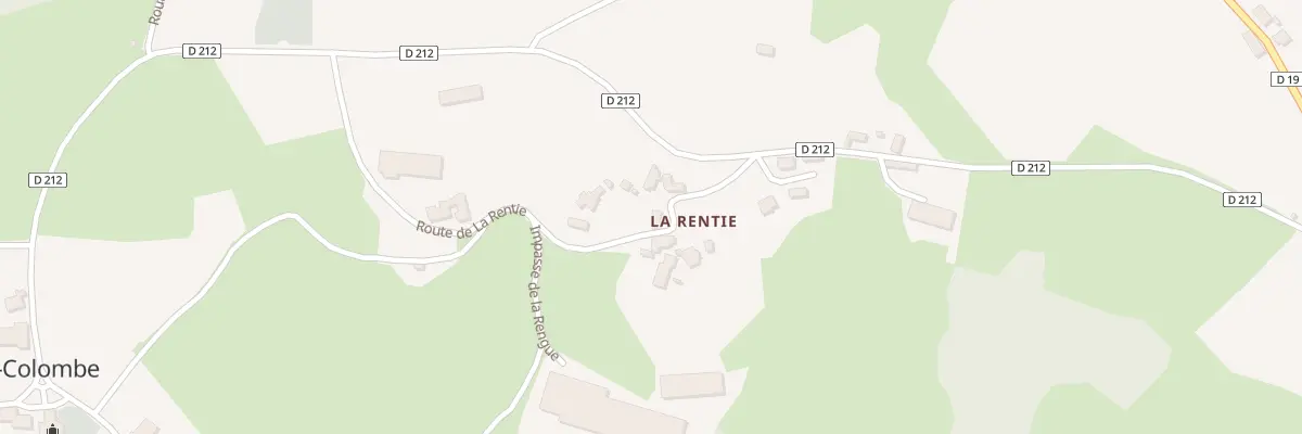 Plan du 369 Rte de La Rentie à Sainte-Colombe