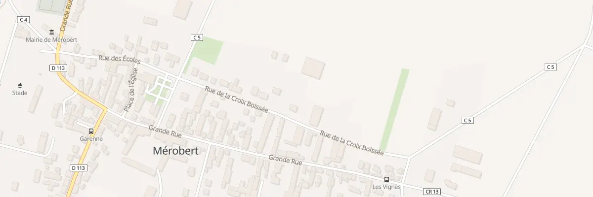 Plan du 12 Rue de la Croix Boissée à Mérobert