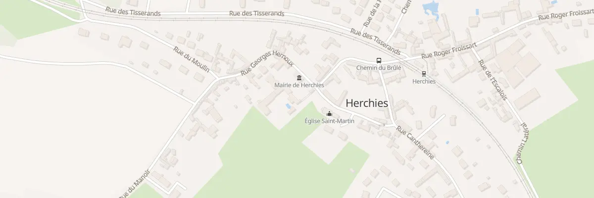 Plan du 13 Rue Georges Hernoux à Herchies
