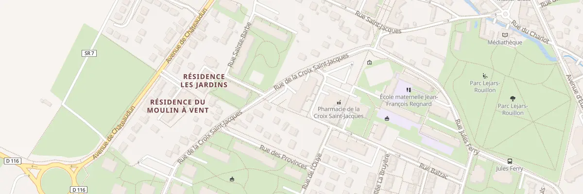 Plan du 6 Rue de l’Ouye à Dourdan