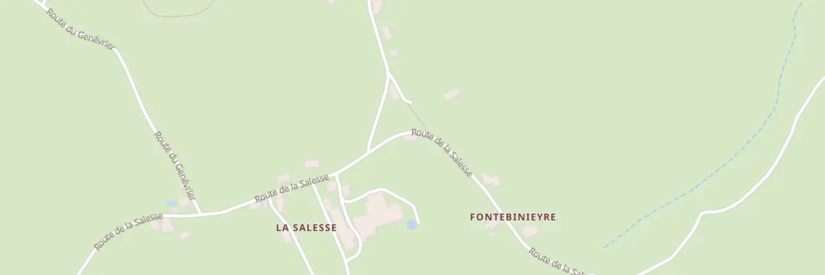 Plan du 1989 Rte de la Salesse à Sousceyrac-en-Quercy
