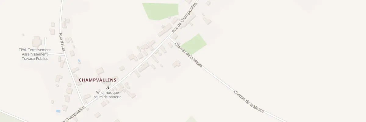 Plan du 547 Rue de Champvallins à Sandillon
