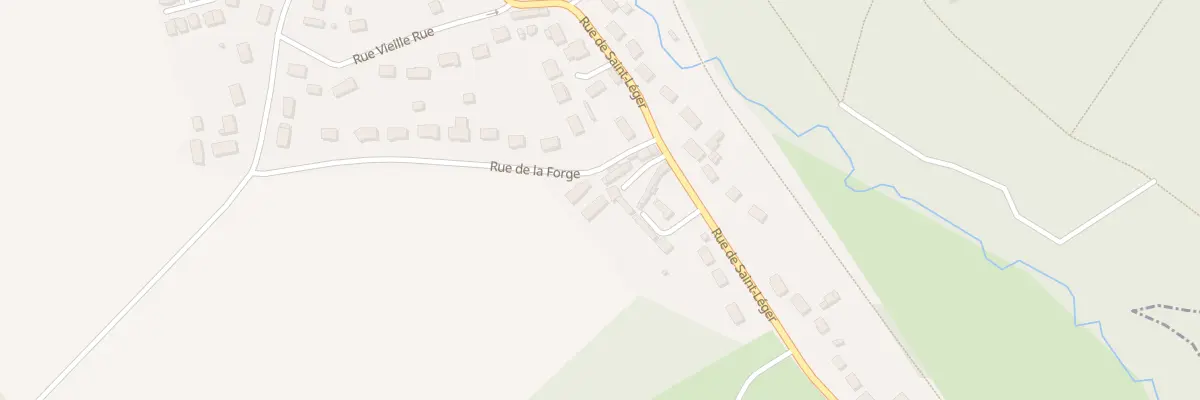 Plan du 10 Rue de St Leger à Rainvillers