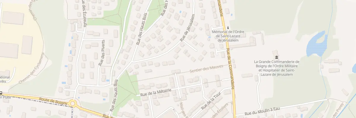 Plan du 32 Rue de Jerusalem à Boigny-sur-Bionne